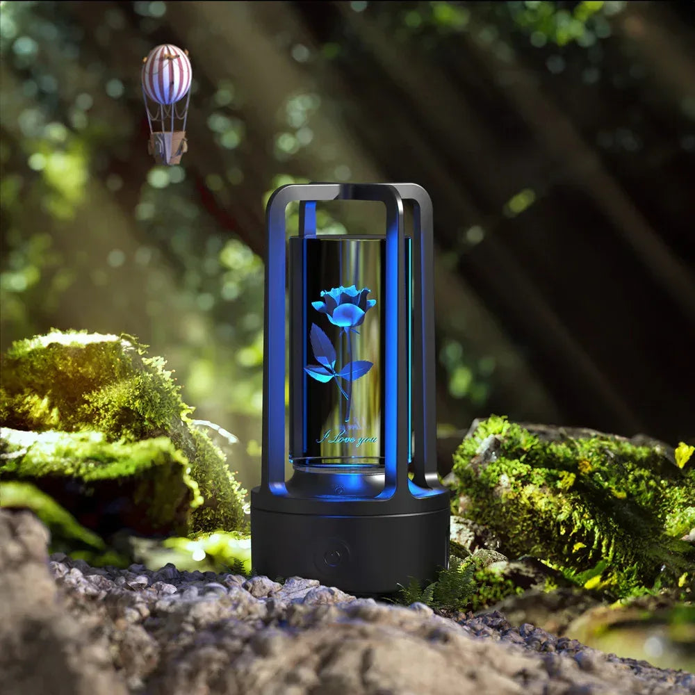 Creative 2 In 1 Audio Acrylic Crystal Lamp - Viexta