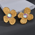 Irregular Flower Earrings - Viexta