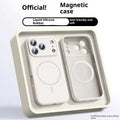 Fine Circle Magnetic iPhone Case Liquid Silicone - Viexta