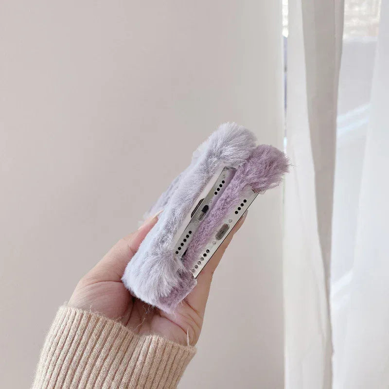 Plush Embroidered iPhone Case - Viexta
