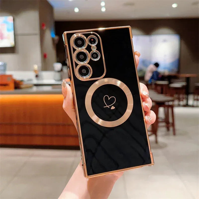 four-corner-drop-resistant-magnetic-samsung-phone-case - Viexta