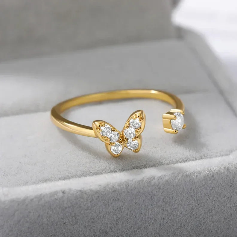 Zircon Butterfly Ring - Viexta