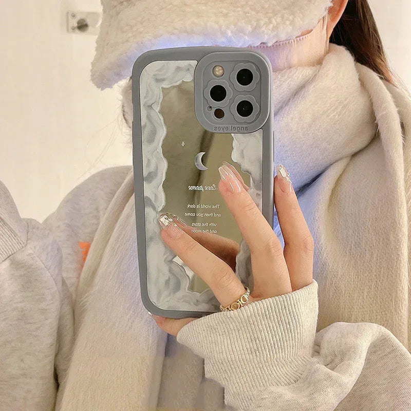 Dream Mirror Cloud Silicone iPhone Case - Viexta