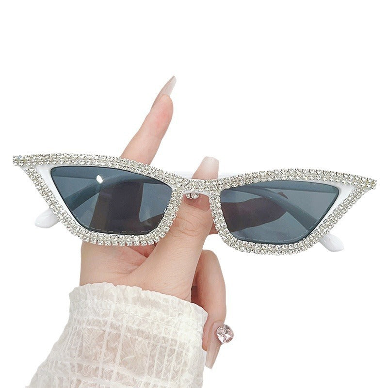 Classic Cat Eye Diamond Sunglasses