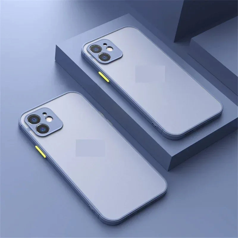 fine-hole-all-inclusive-frosted-contrast-iphone-case - Viexta