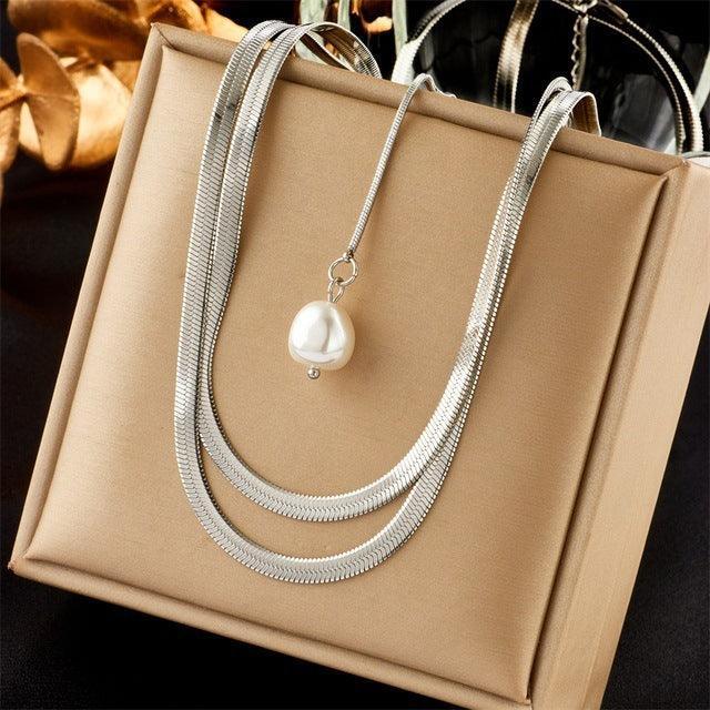 316L Stainless Steel Beaded Necklace - Viexta