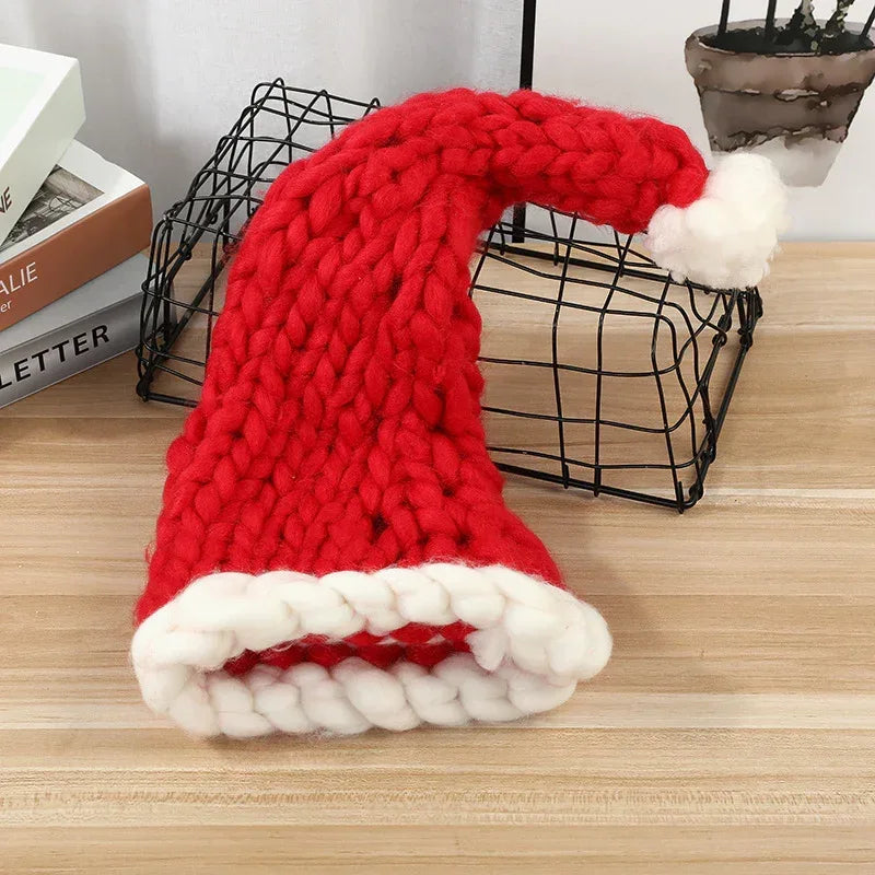 Christmas Plush With Pompom Cute Winter Hat - Viexta