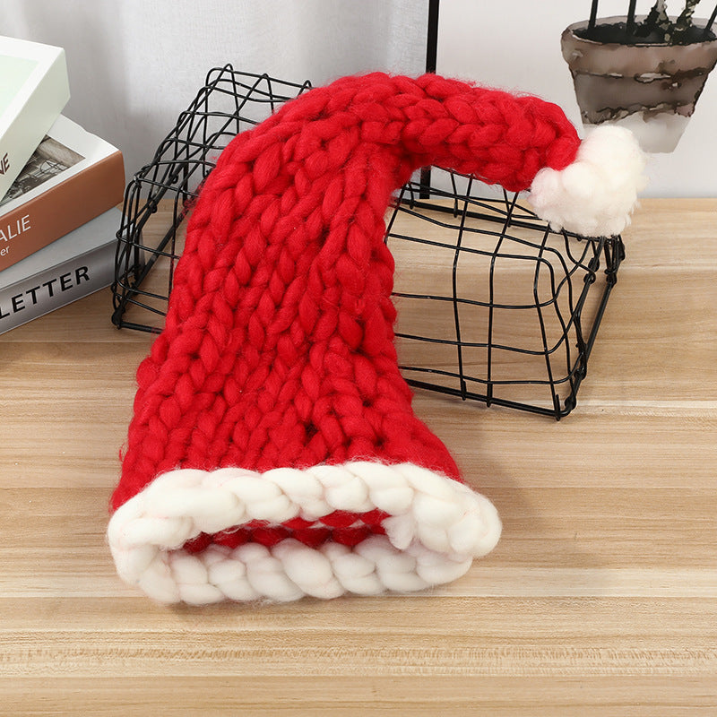 Christmas Plush With Pompom Cute Winter Hat