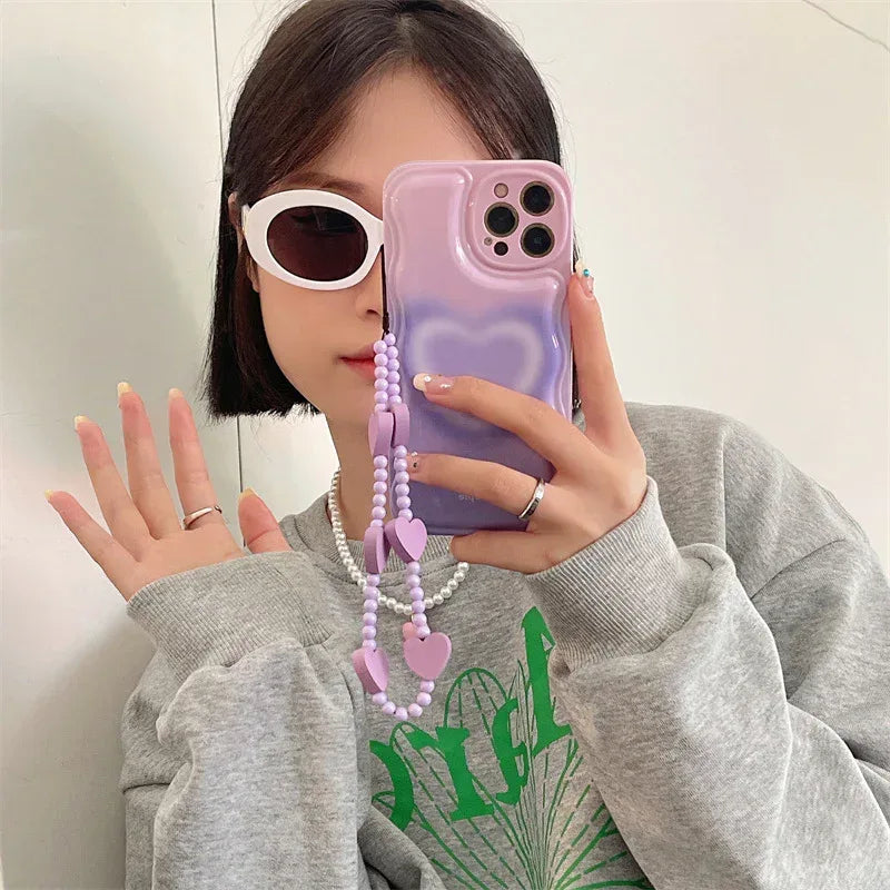 fog-overlapping-love-iphone-case-with-bracelet - Viexta