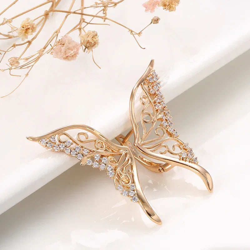 Women Fashion Wing Ear Studs - Viexta