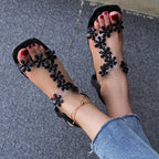 Transparent High Square Heels For Women - Viexta