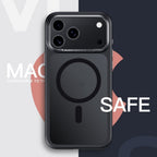 Frosted Magnetic Button Anti-fall Shell iPhone Case