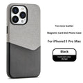 Cloth Pattern Leather Magnetic Suction iPhone case - Viexta