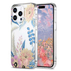 Gold-stamped Floral iPhone Case With Double-sided Lamination - Viexta