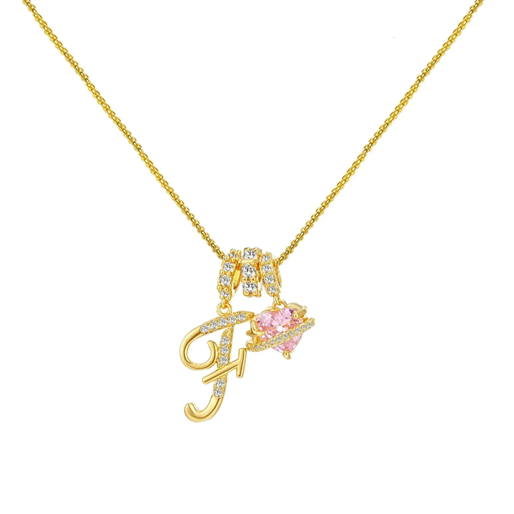 Dopamine 26 English Letter Necklace - Viexta