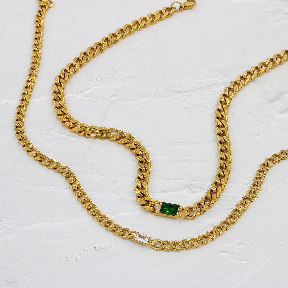 Stainless Steel Cuban Link Chain - Viexta