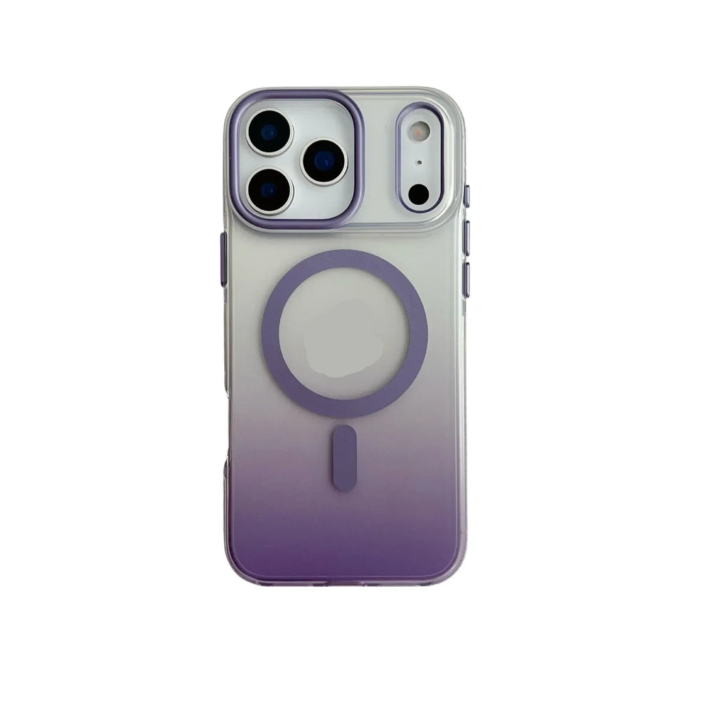 Laser Gradient Magnetic Aurora Frosted iPhone Protective Case - Viexta