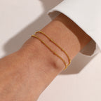 Electroplated Round Bead Stainless Steel For Women
