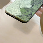Pleated Green Stitching iPhone Case - Viexta
