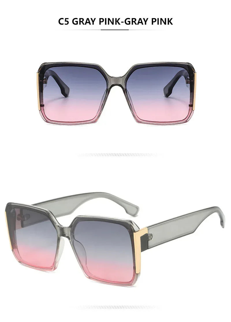 Retro Fashion Outdoor Box Sunglasses - Viexta