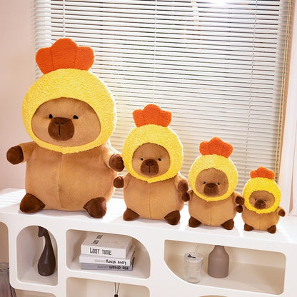 Capabala Capybara Wearing Plush Toys