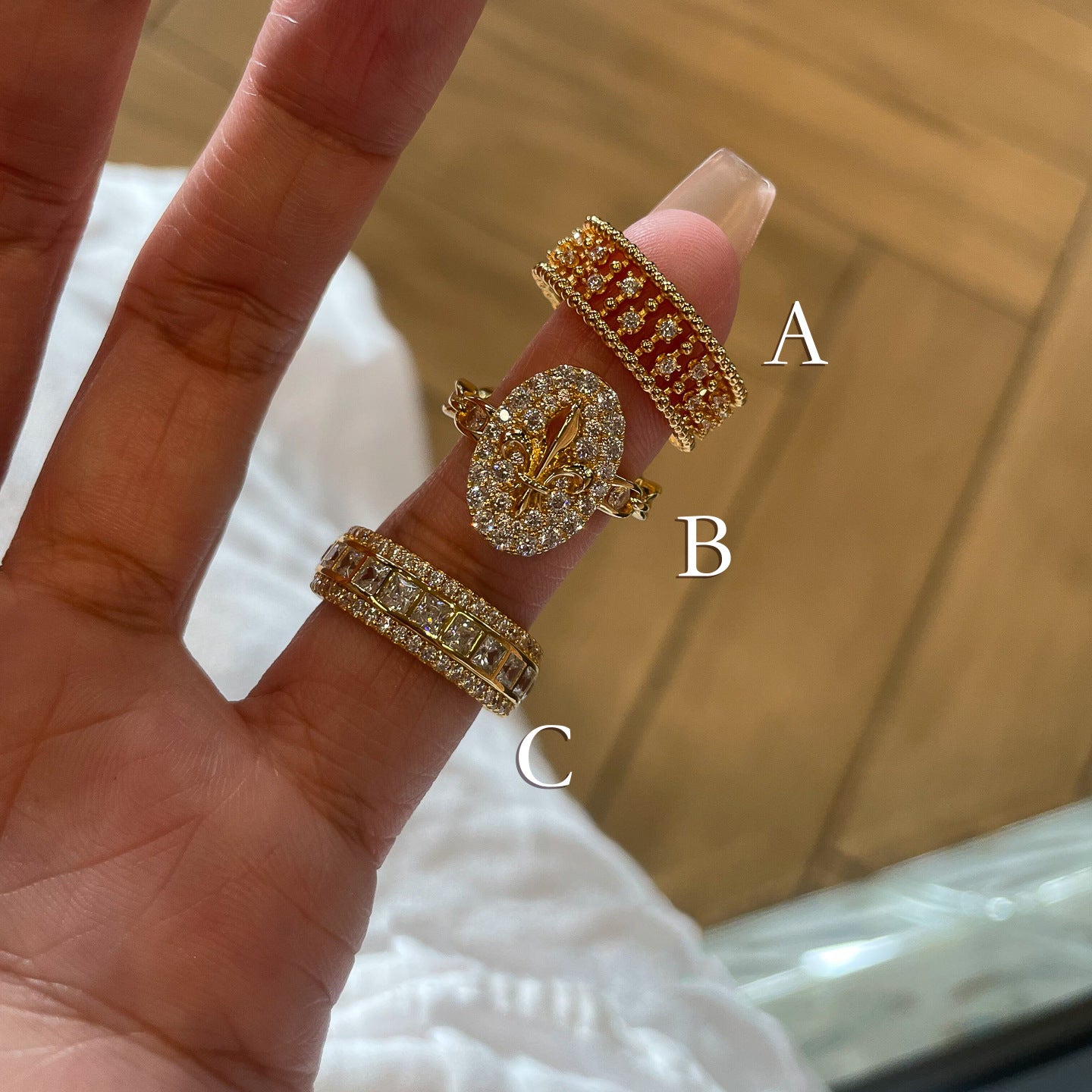 Old-money-style Index Finger Ring