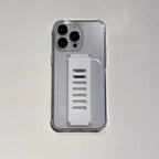 Transparent Case Wrist Strap Bracket Non-slip iPhone Case - Viexta