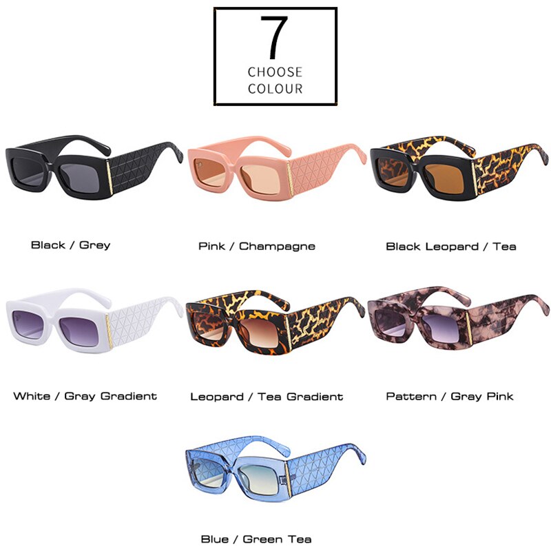 Large Frame Thick Legs Net Red Sunglasses Square Sunshade Sunglasses Female Trend Driving Sunglasses