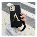 PU Metal Letter iPhone Case - Viexta