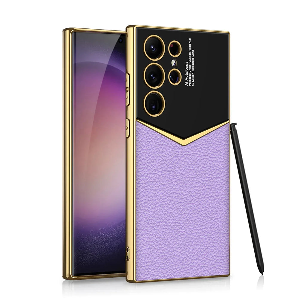 Ultra Thin Anti Drop Carbon Fiber Samsung Case - Viexta