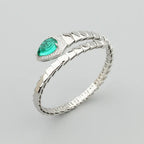 Spring Type Snake Bone Bracelet Ring Suit - Viexta