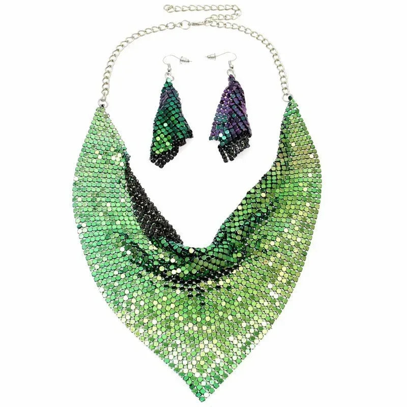 metal-plate-necklace-set - Viexta