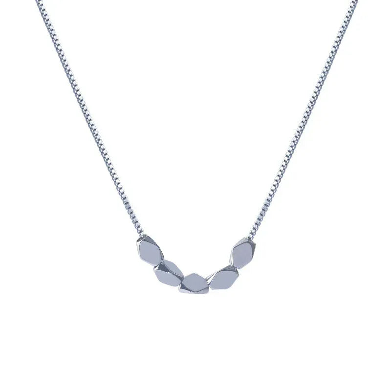 Square Round Beads Necklace For Women - Viexta