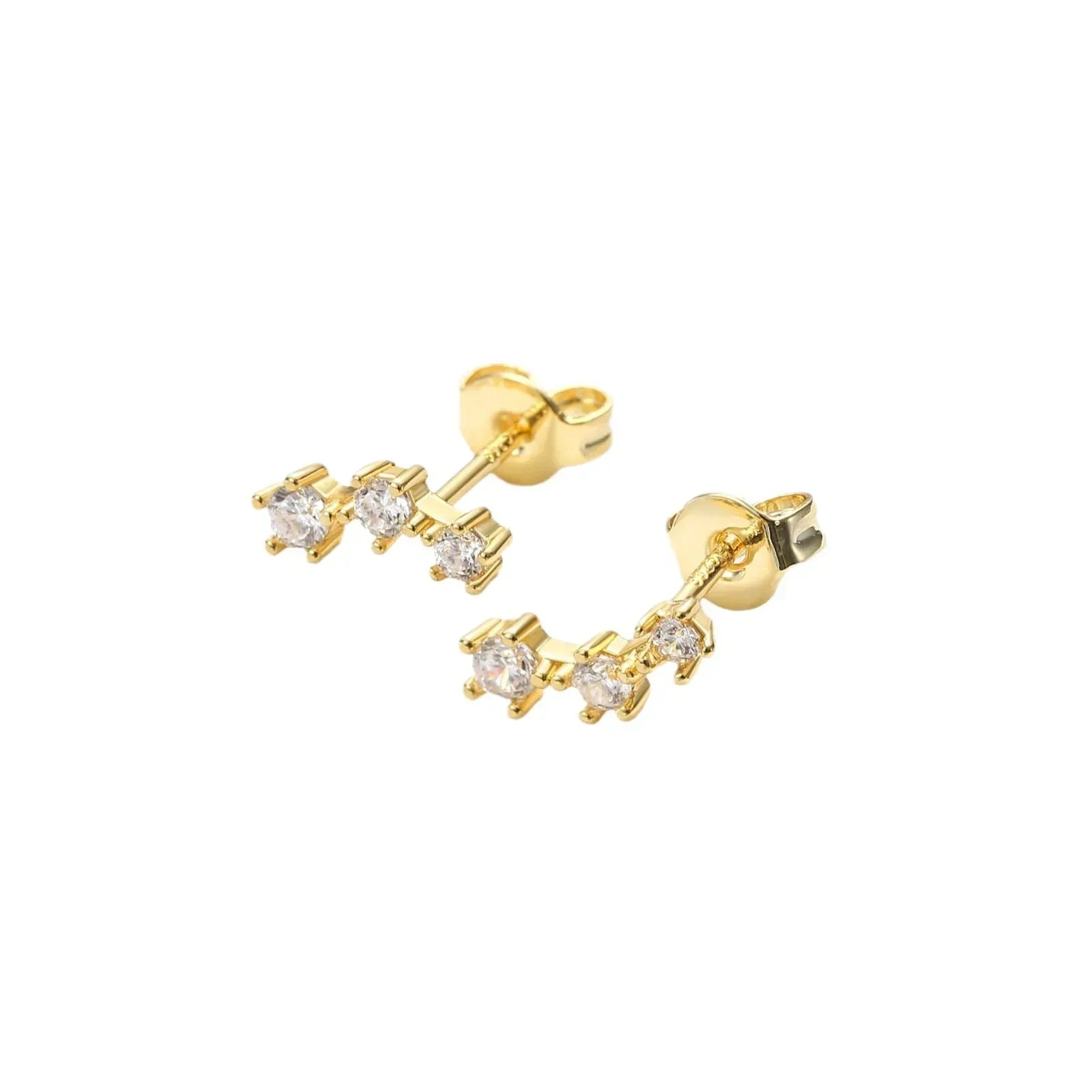 Trendy Earrings 3piece Drop-shaped Earclips - Viexta