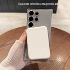 Frameless Magnetic Suction Lens Protector Frosted Samsung Case