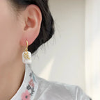Versatile Baroque Shaped Pearl Earrings - Viexta