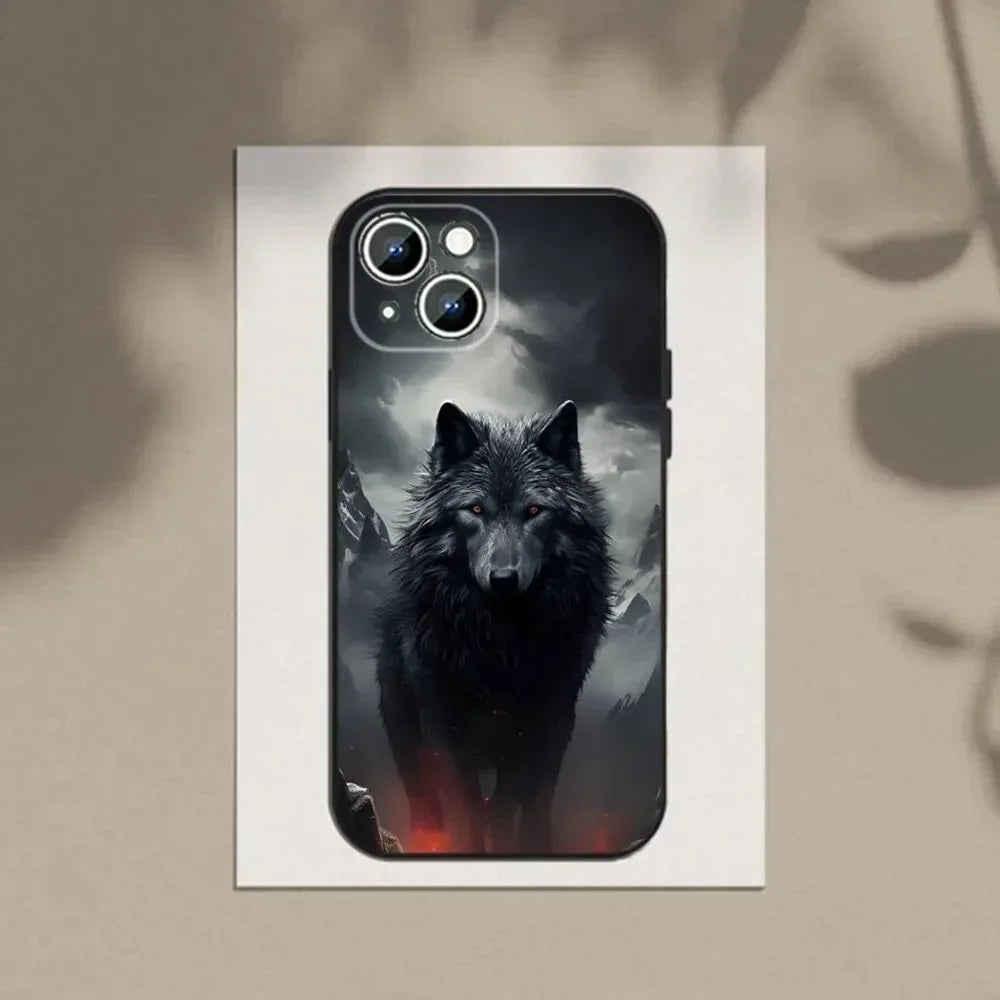 domineering-eyes-wolf-soft-shell-iphone-case - Viexta