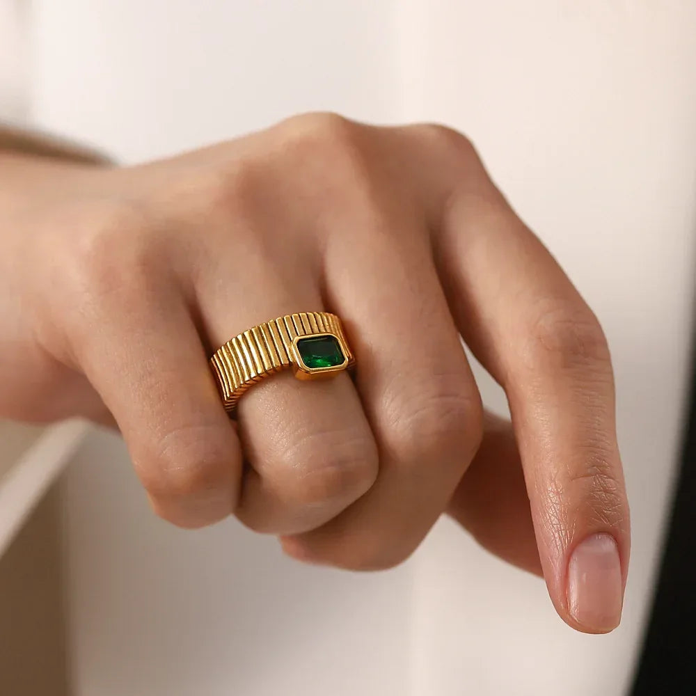 Square Diamond Ring - Viexta
