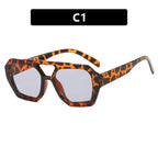 Ins Big Frame Leopard Sunglasses - Viexta