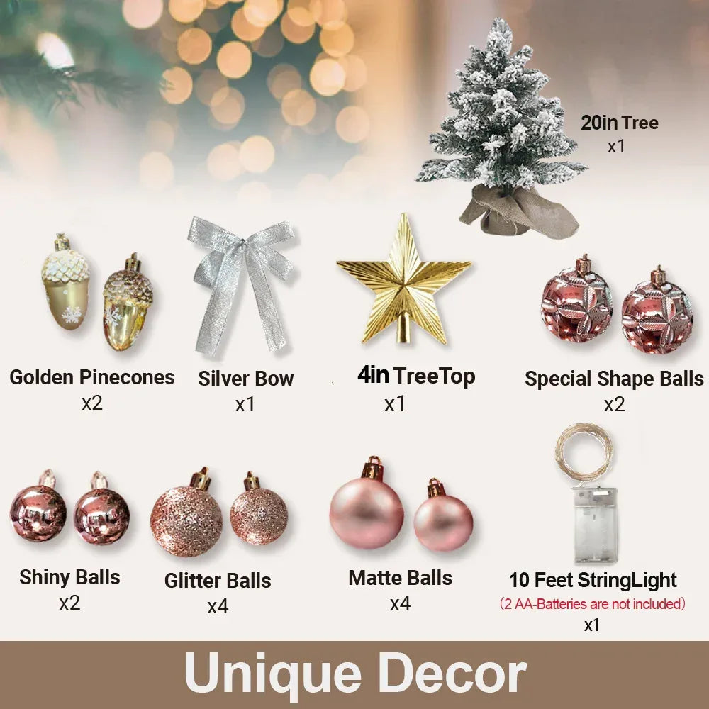 2ft-mini-christmas-tree-with-light-artificial - Viexta