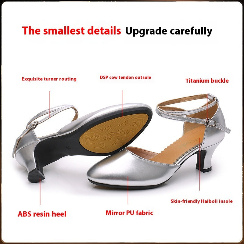 Latin Soft Bottom Heels