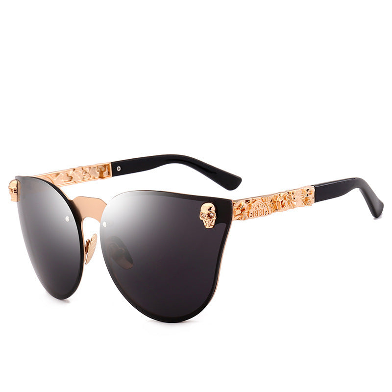 Skull metal sunglasses