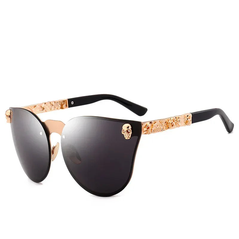 Skull metal sunglasses - Viexta