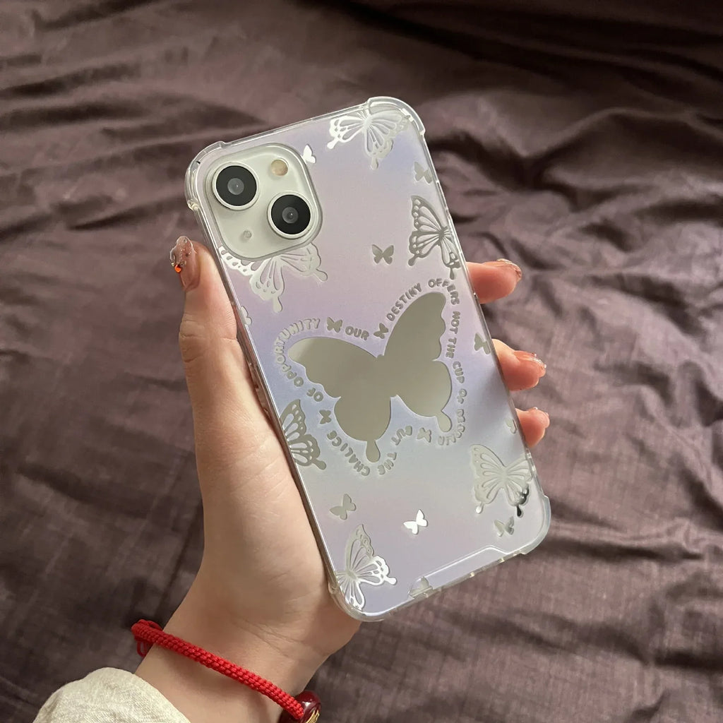 colorized-butterfly-mirror-iphone-case - Viexta