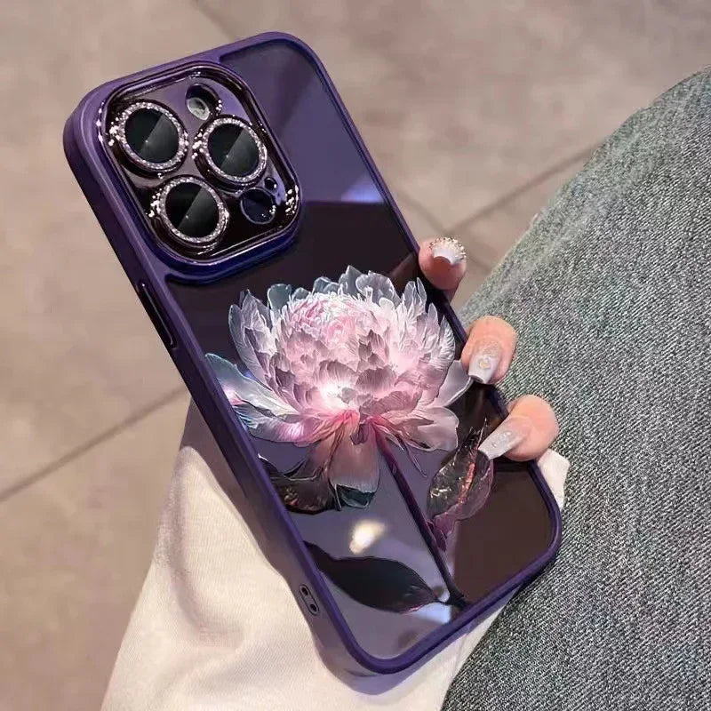 epiphyllum-glitter-lens-protector-iphone-case - Viexta