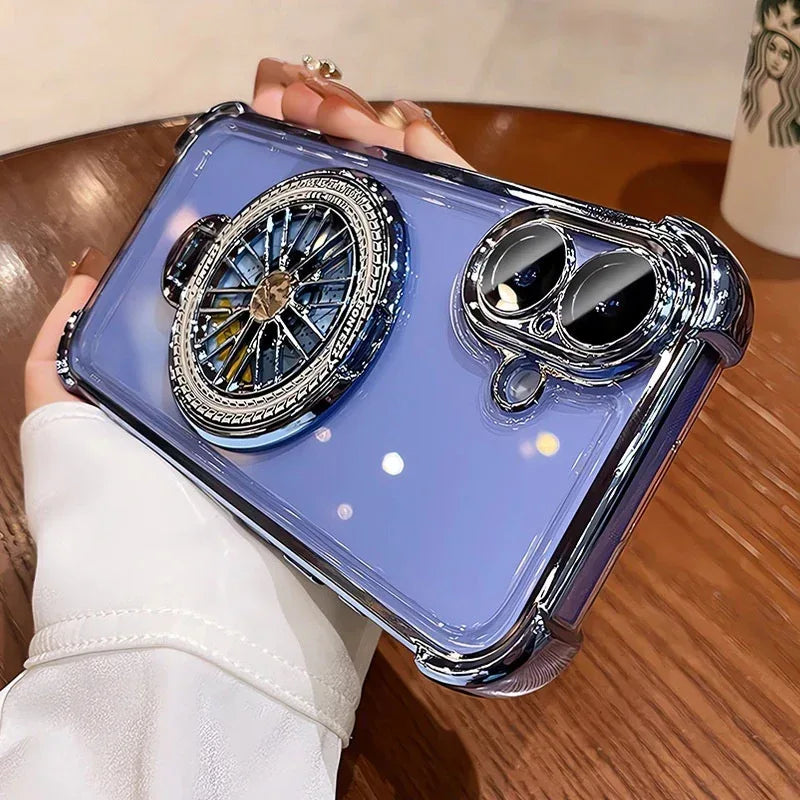 Rotating Gyro Bracket iPhone Case - Viexta