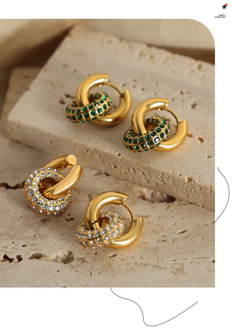 luxury-titanium-steel-diamond-versatile-earrings - Viexta