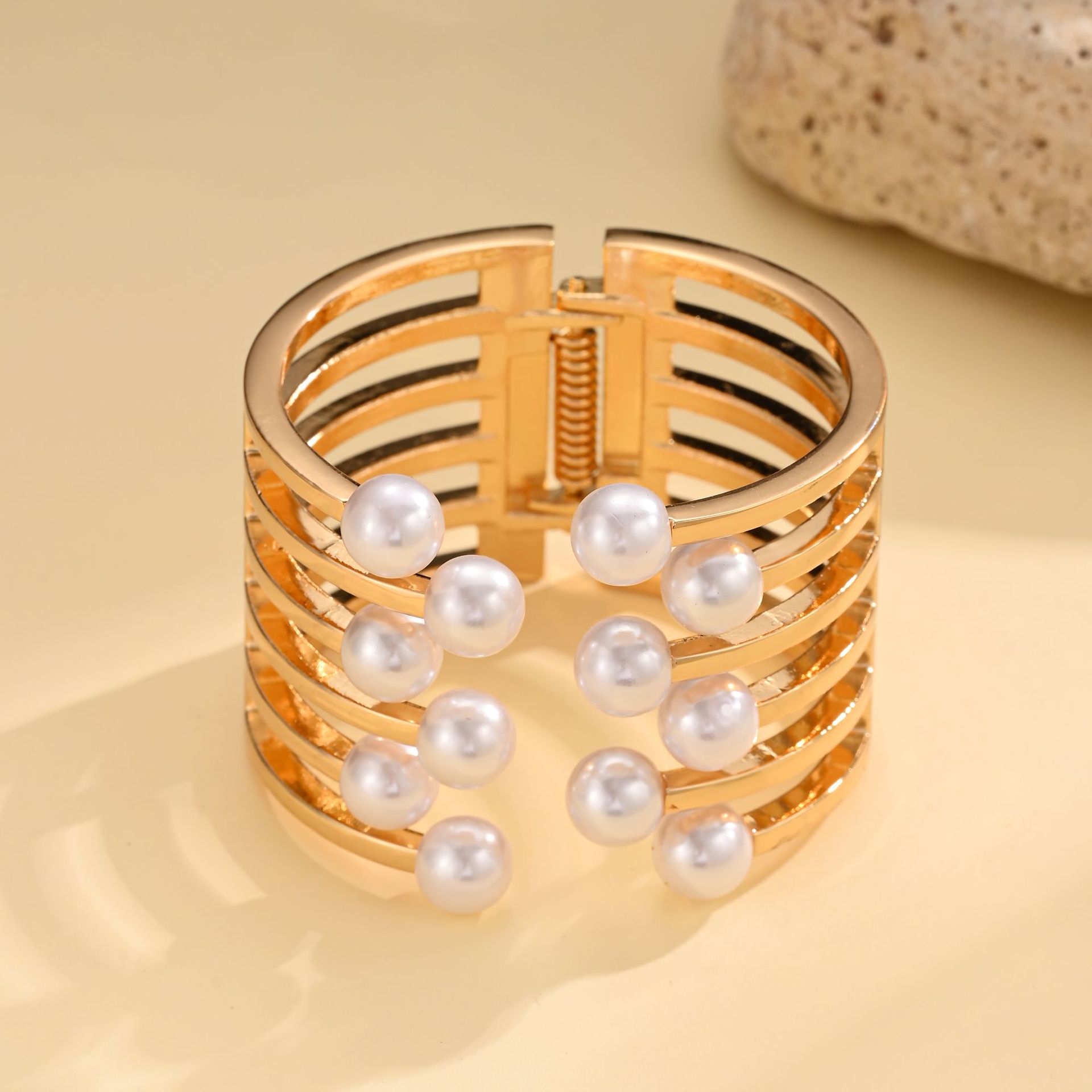 Symmetrical Pearl Bracelet For Women