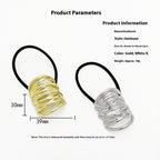 Metal Hair Rope Ponytail Head Rope