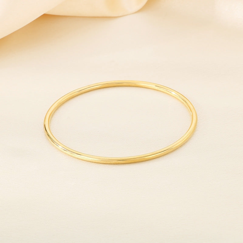 18K Vacuum Vapor Plating Ring Bracelet